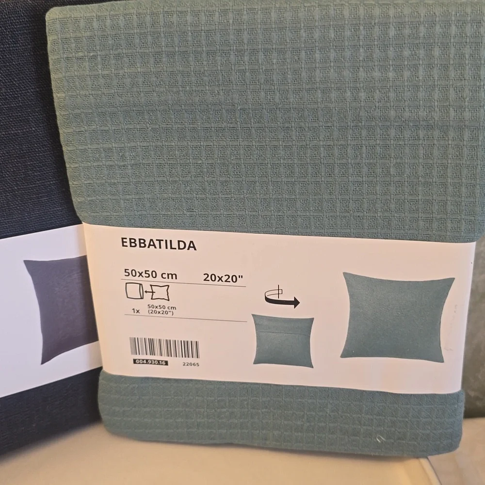 2 Ikea Throw Pillow Covers Vigdis & Ebbatilda 20x20in New